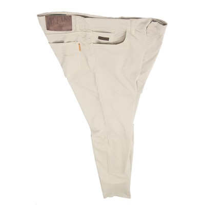 STEF9001 Beige Long Cabardine Pants