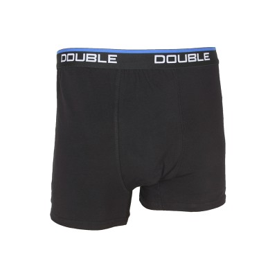 DOUBLE1153 Plus Size (Plus Size) Underwear Boxers 3 Pieces Black Blue Burgundy