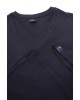 STEF20564 Plus Size (Plus Size) Blouse Short Sleeve Macho Blue